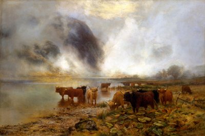 A Highland Loch, 1899 by Louis Bosworth Hurt